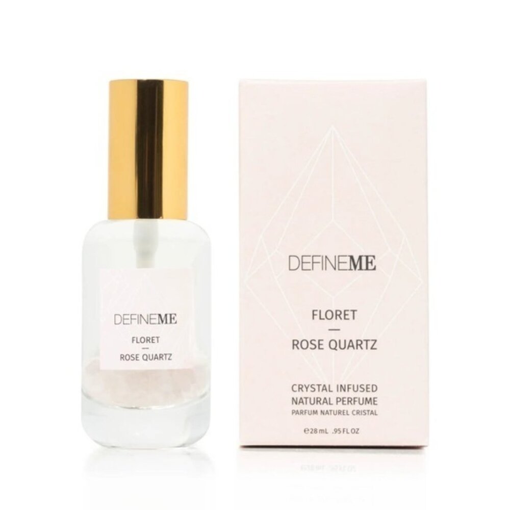 🆕 NWT DefineMe Floret Rose Quartz Crystal Infused Fragrance Mist